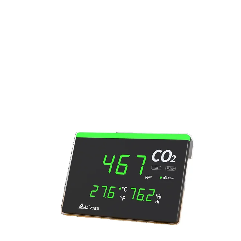 AZ7729 Wall-mounted  Desk Indoor Air Quality  Carbon Dioxide Tester CO2 Temperature Humidity Meter