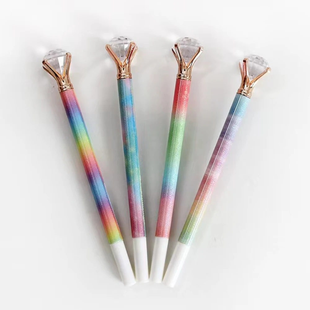 Creative Diamond Pen Cute Fishtail Pattern Printing Stationery Student Office Supplies