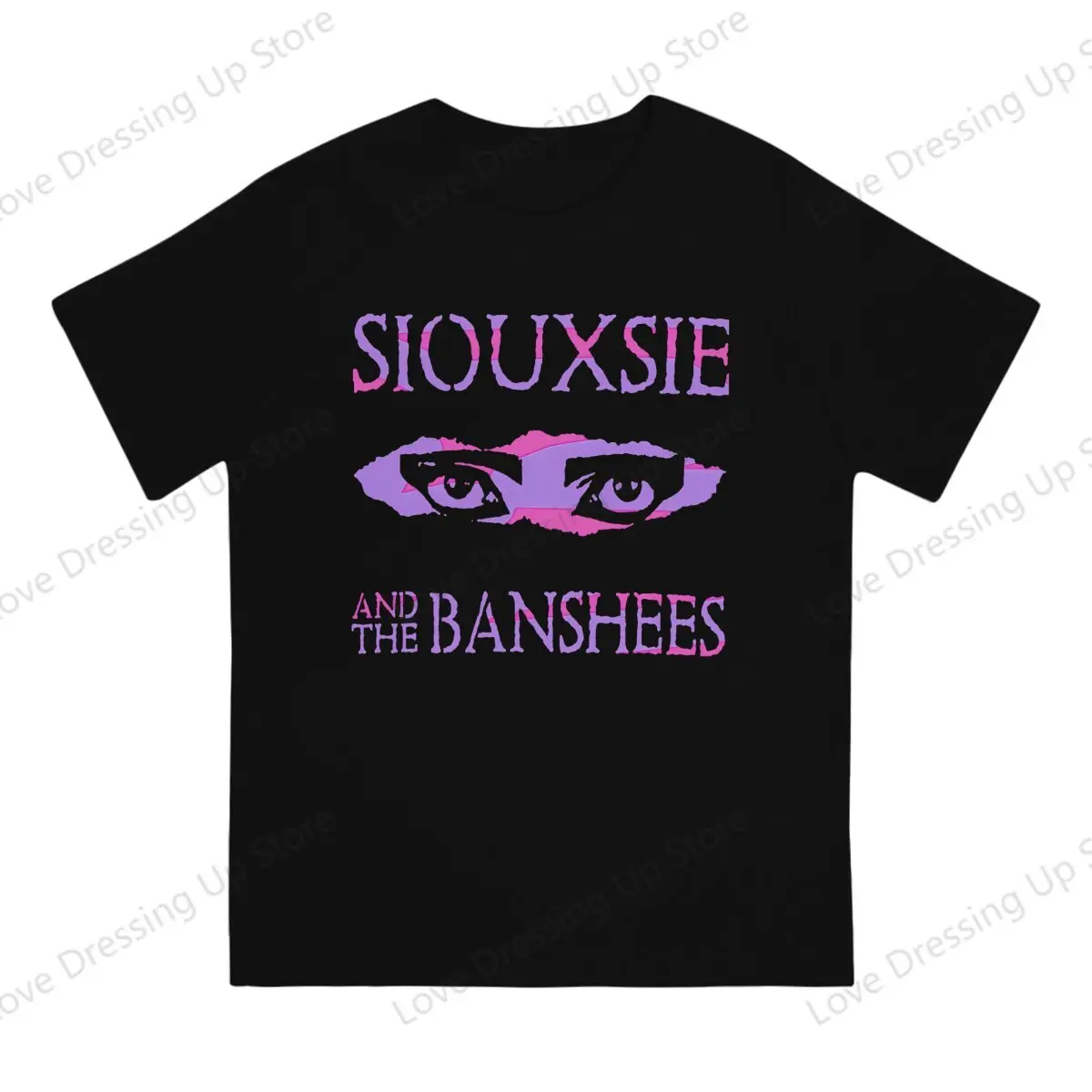 Duo Tone Siouxsie And The Banshees Cotton Short Sleeve T-shirt Men Women Versatile  Couple Tops