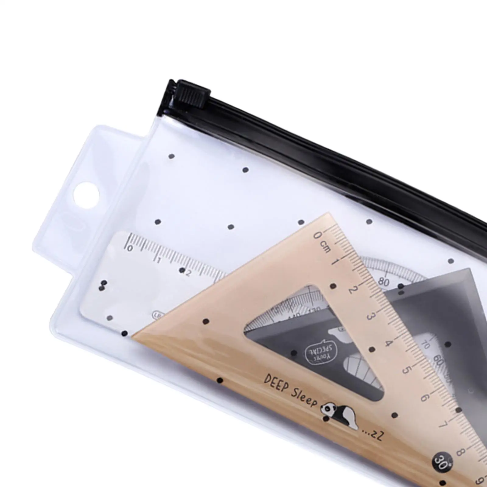 4x Geometry Math Ruler Measuring Tool Triangle Ruler Drafting Ruler Home