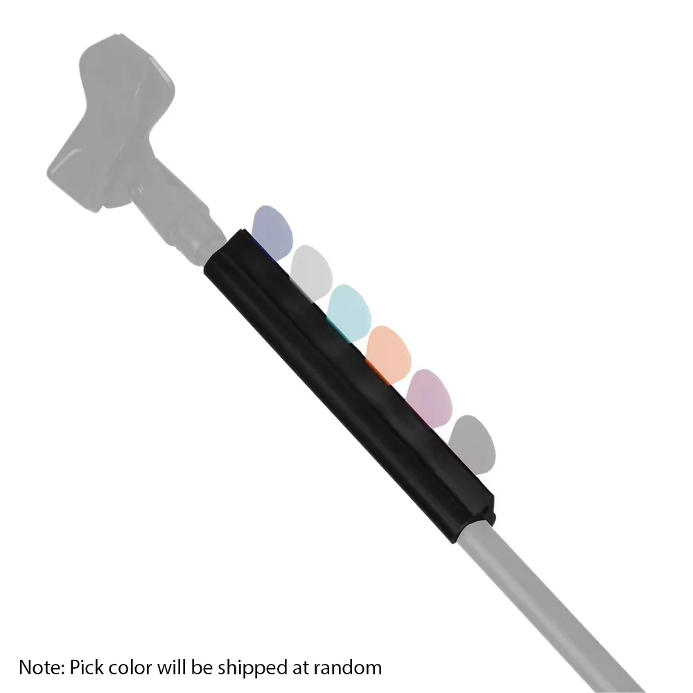 حامل تخزين اختيار الجيتار مع 5 اختيارات من المطاط مشبك مشبك لميكروفون النتيجة حامل قطر 16-19 أنابيب