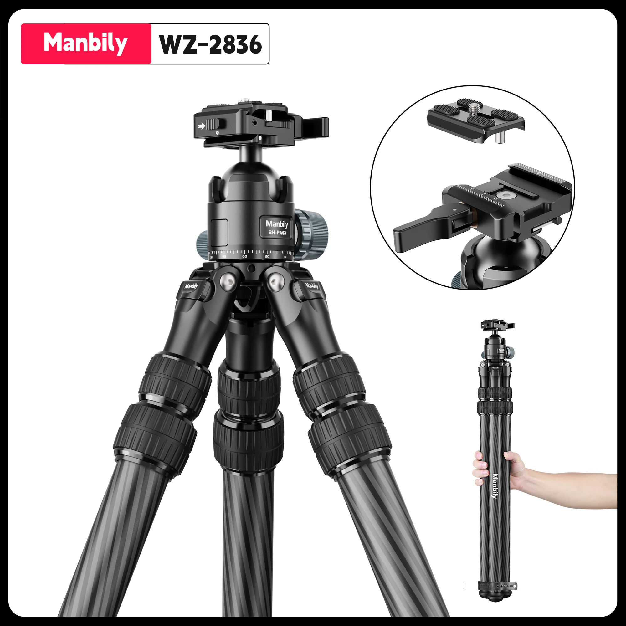 Manbily 80'' Carbon…