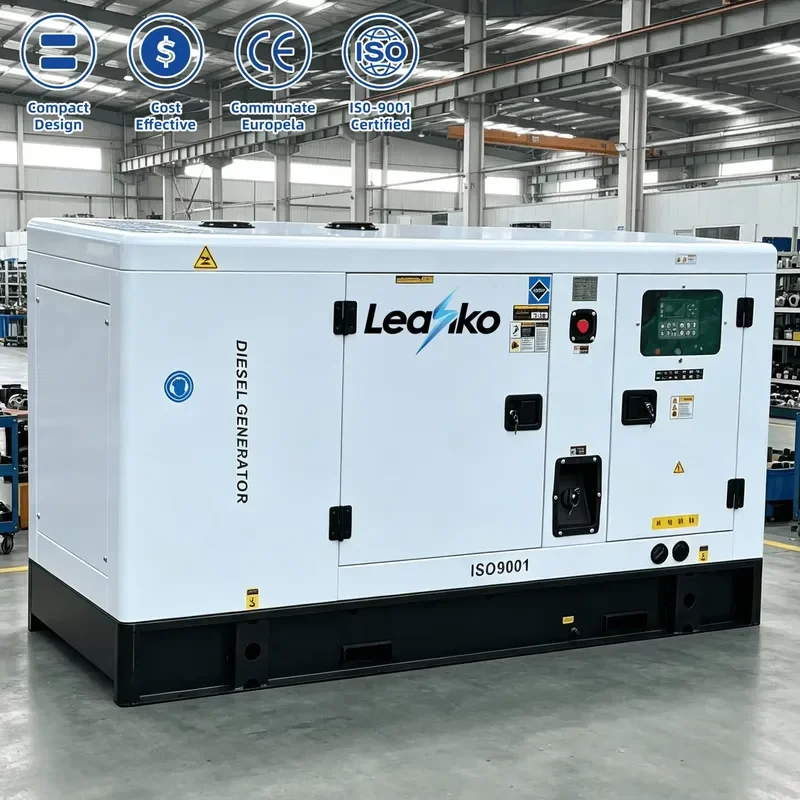 Genset Silent Generator 20kW 25kVA 30kW 50kW Portable Water-Cooled Auto Start Remote Control ATS 50Hz
