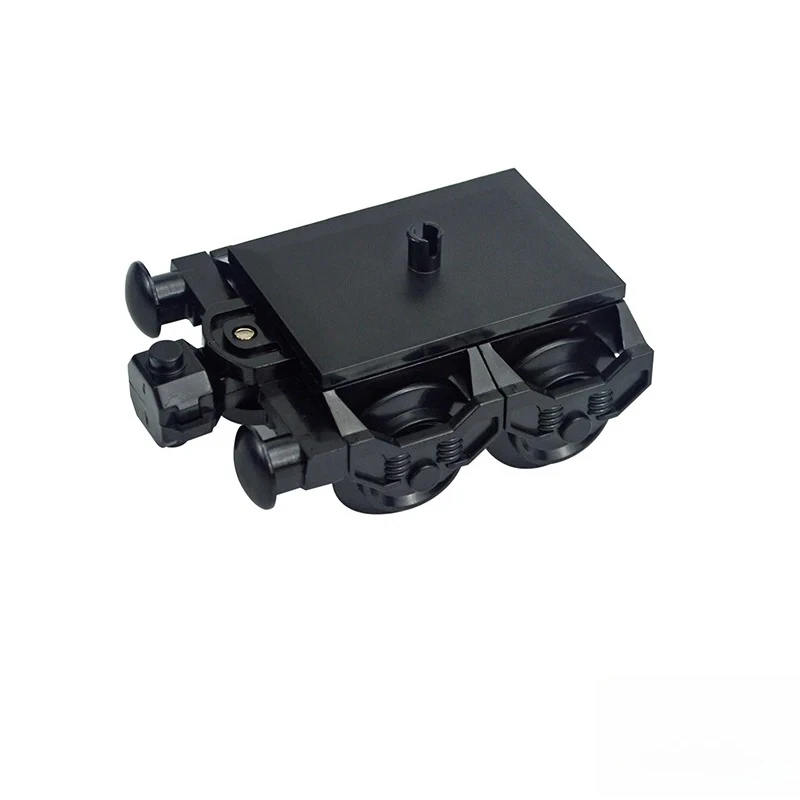 4PCS Train Base Plate Technology Building Blocks Parts Train Wheels/Carriage Support Assembly MOC Bricks DIY Toys Accessories