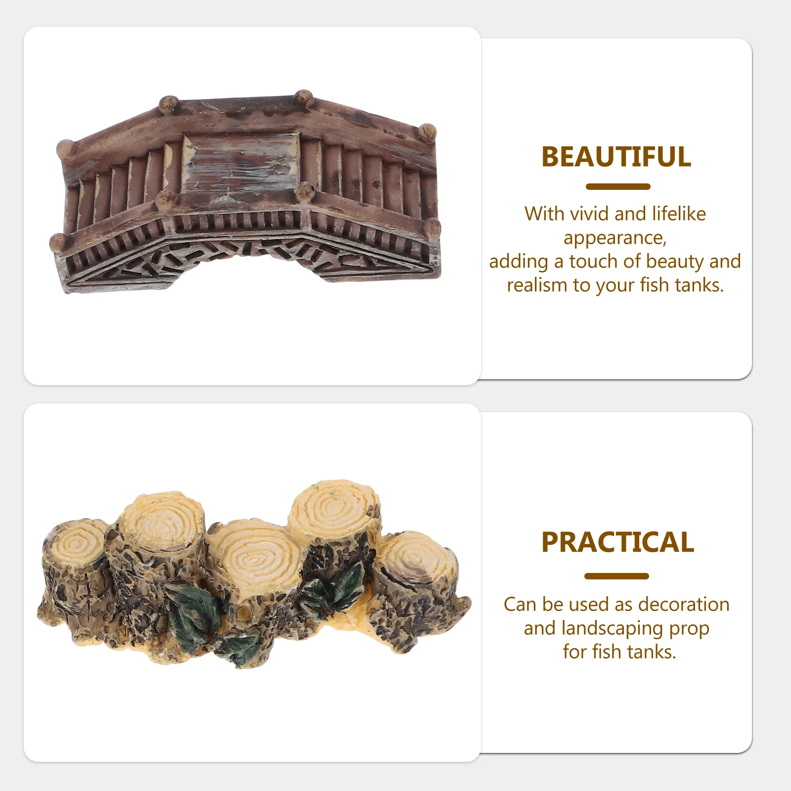 

4Pcs Miniature Plastic Arch Bridge Decor Micro Landscape Adornment DIY Work Photo Prop Elegant Design