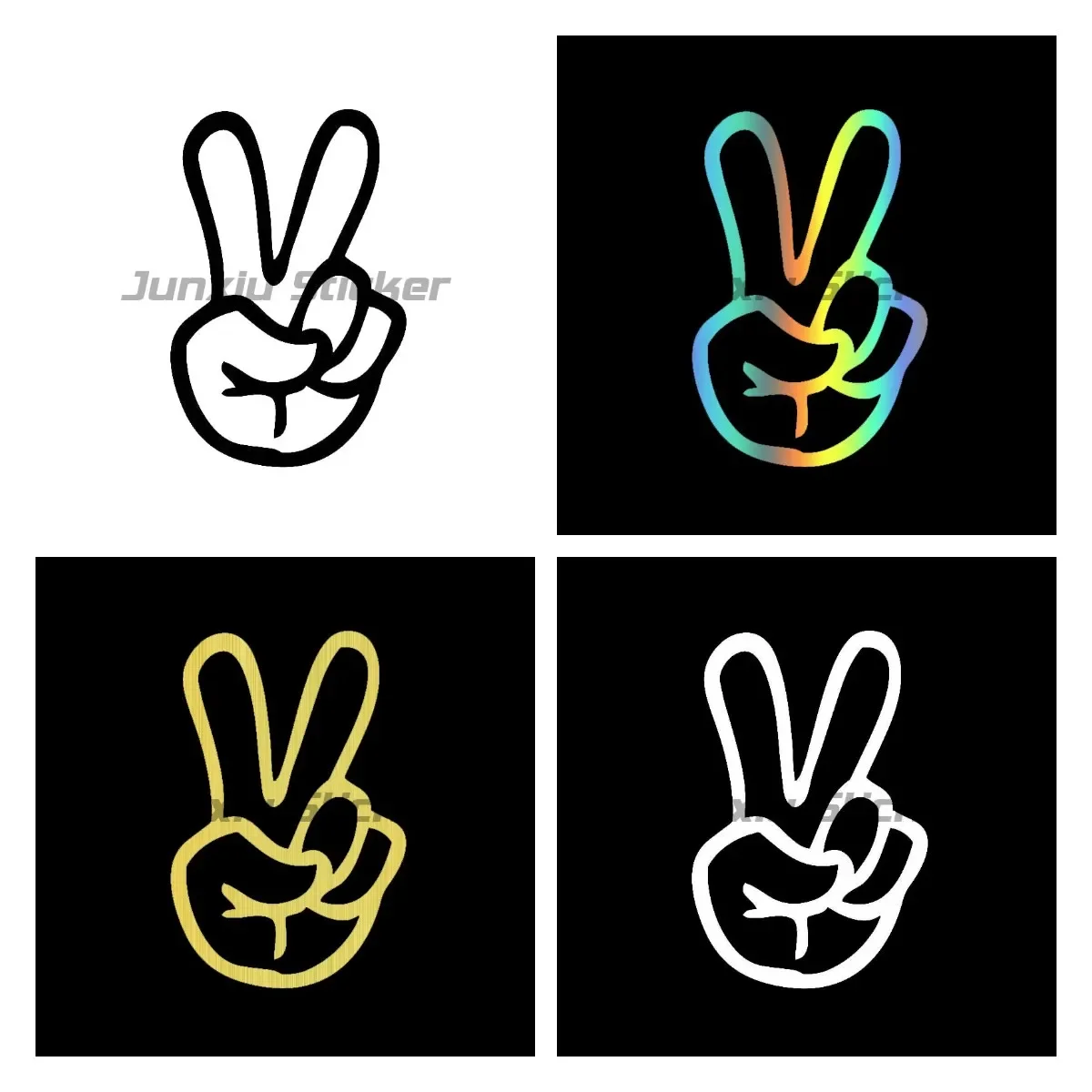 

Peace Sign Car Stickers Vinyl Waterproof Decal Peace Sign Motorcycle Racing Laptop Helmet Trunk Decorative Accessories