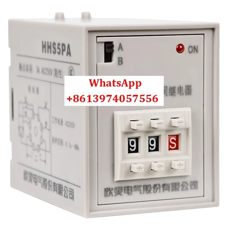 

Реле времени HHS5PA Цифровой контроллер времени 220 В Реле задержки включения питания 24 В