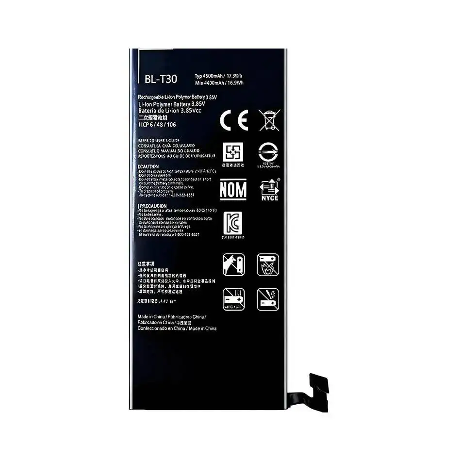 

Аккумулятор мобильного телефона BL-T30 4500 мАч для LG X Power 2 II L64VL M320F M320N M322 L63BL K10 M320 M320DSN M320TV MLV7N