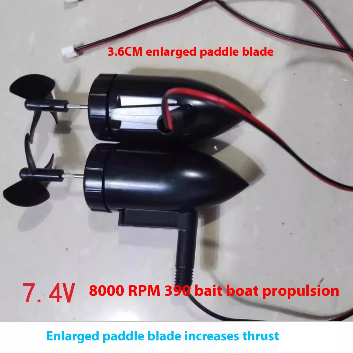 390 550 Waterproof Motor Underwater Remote Control Toy Boat Model Bait Boat Parts, Power Propeller, Trawl, High Performance