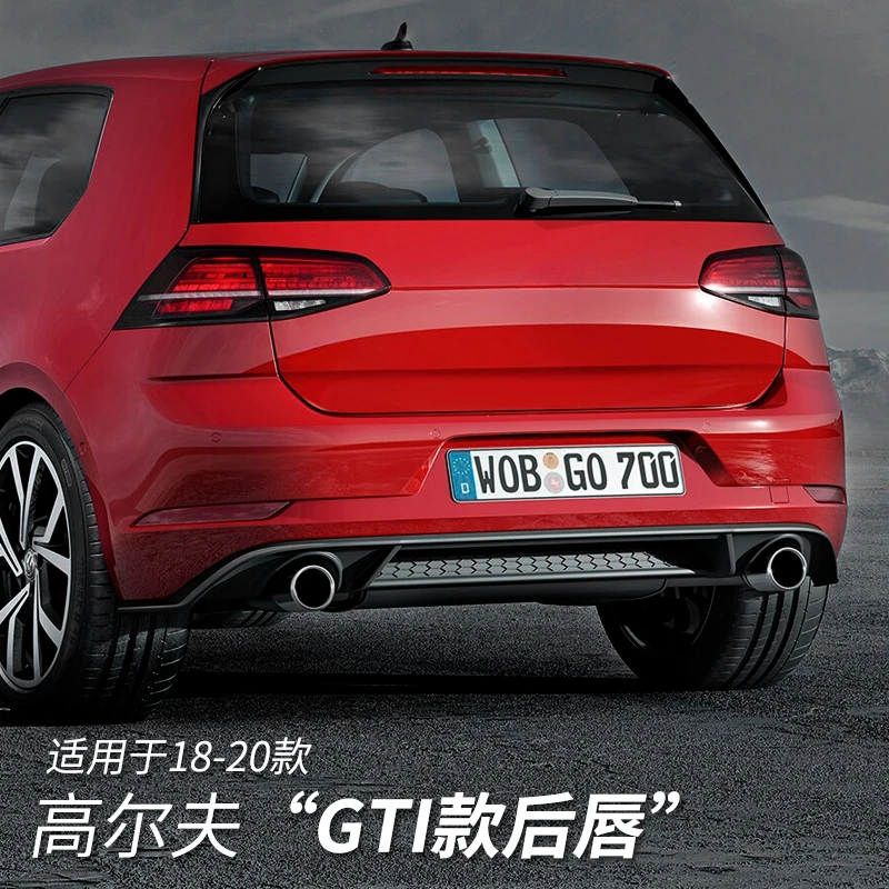 For Volkswagen Golf 7 MK7 rear lip ，Rline / R / GTI modified parts rear bar surrounding tail lip Golf 7 Accessories