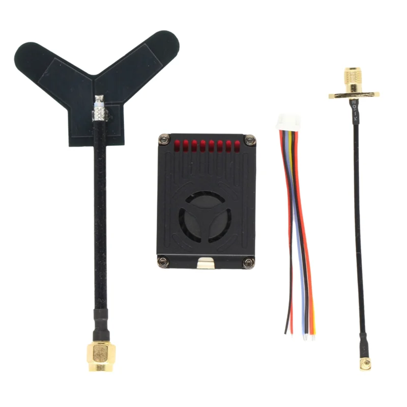 

AA08-3.3G 4W FPV VTX 4000Mw 16CH FPV Audio Video Transmitter PAL/NTSC Support OSD Parameter Adjustment For Long Range FPV RC Dro