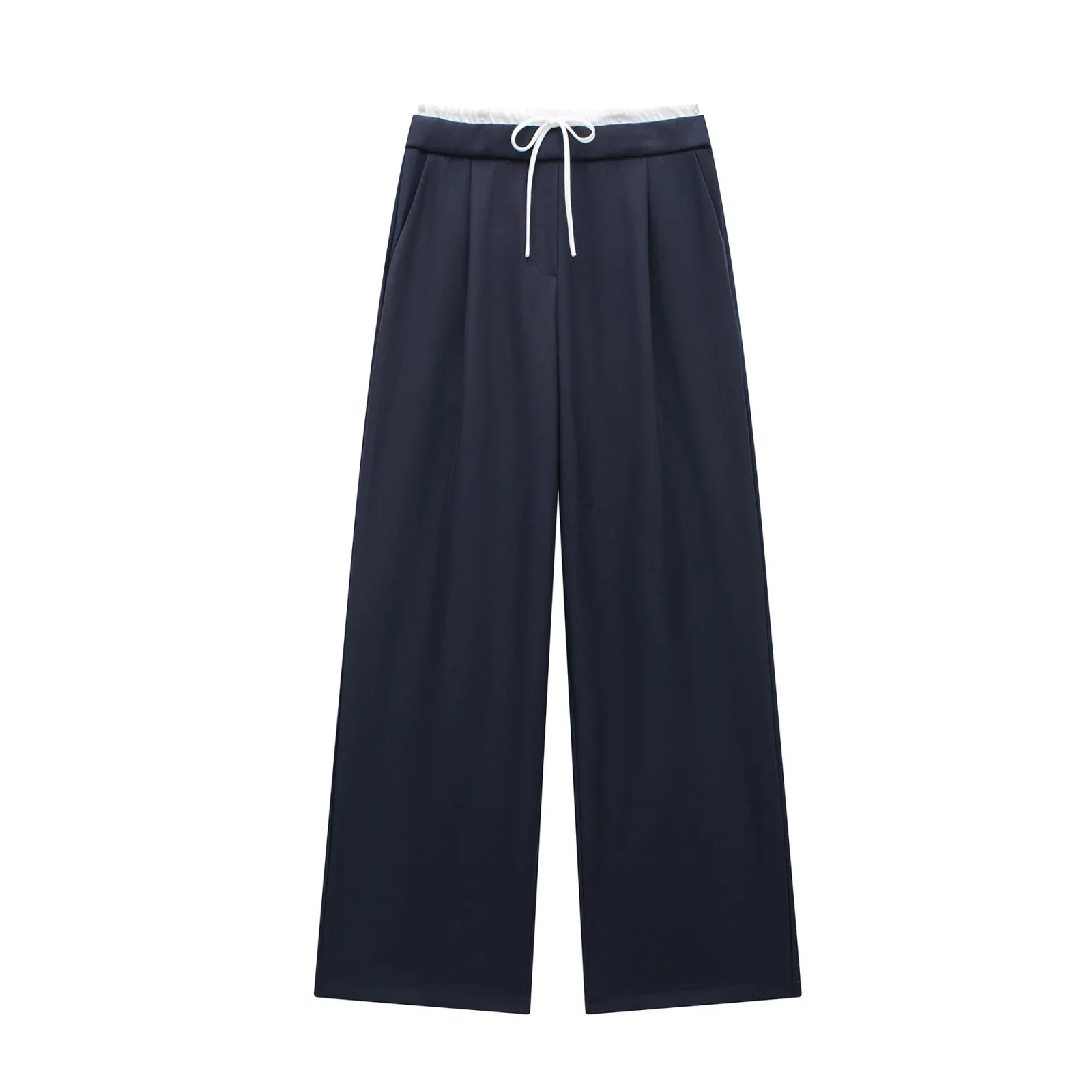 HXAO Vrouwen Broek Zomer Baggy Broek Voor Vrouw Plooien Casual Zwarte Broek Kantoor Lace Up Vloeiende Broek Boxer Grijze Damesbroek