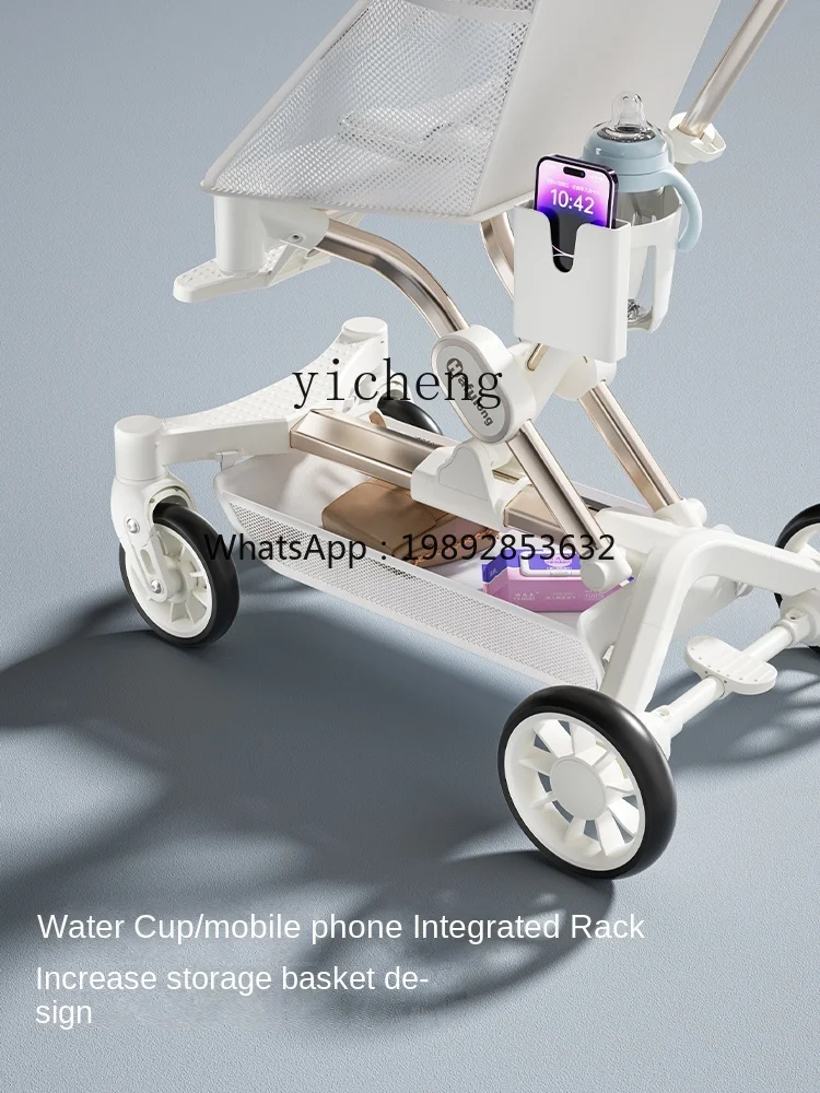 

ZZ Portable Foldable 1-6 Years Old Children Baby Walking Trolley Children Portable Travel Umbrella Car