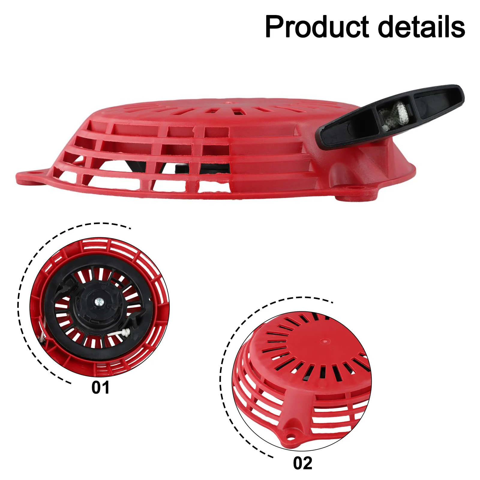 Recoil Pull Starter Assembly Designed for Honda For HRB425 HRB476 HRD536 HRG415 HRG465 HRG536 HRX476 Models 28400-ZM0-J22ZB