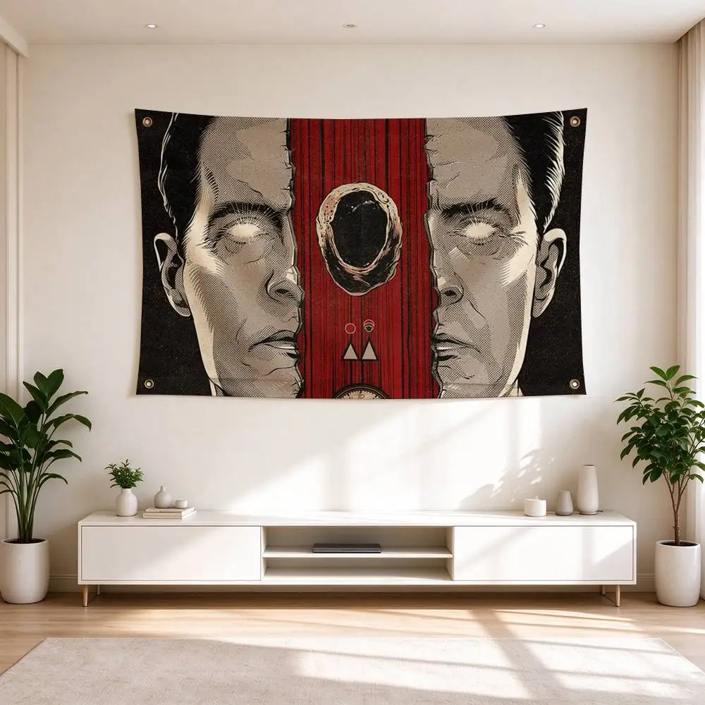 Movie  Fire Walk with Me  Flags Wall Hanging Tapestry Outdoor Garage Room Decorative flag Background Blanket