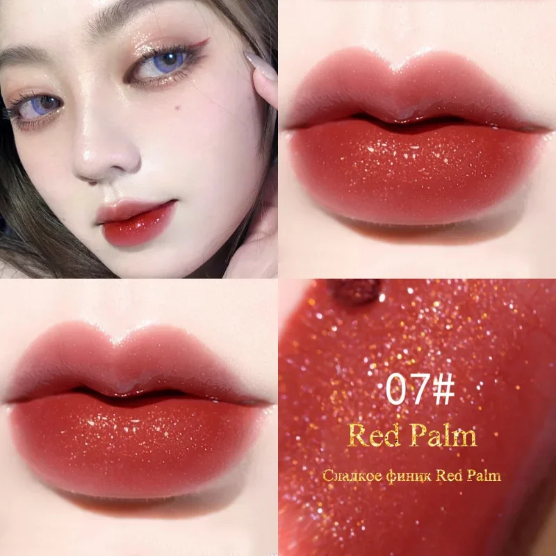 Mini Lip Tint 10 Colors Long-Lasting Liquid Lip Gloss Waterproof Sexy Velvet Matte Lip Gloss Make Up Lipstick Cosmetics