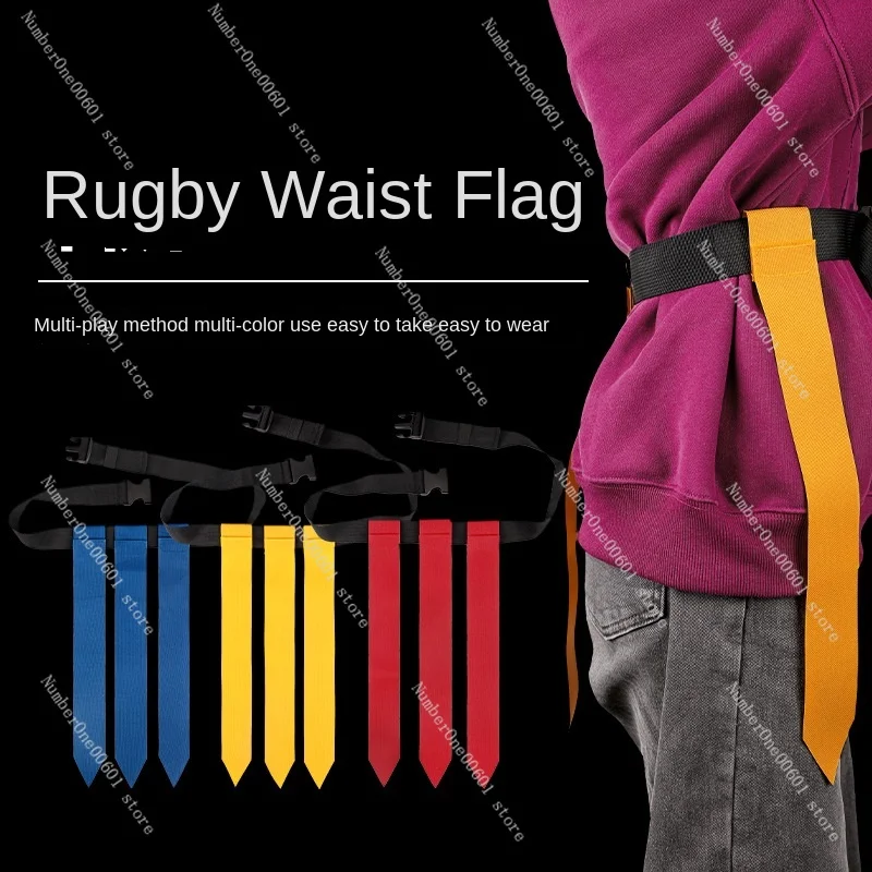 

Indoor Outdoor Rugby Waist Flag Team Building Attack and Defense Game Multiple Play Methods Easy to Take Easy to Take