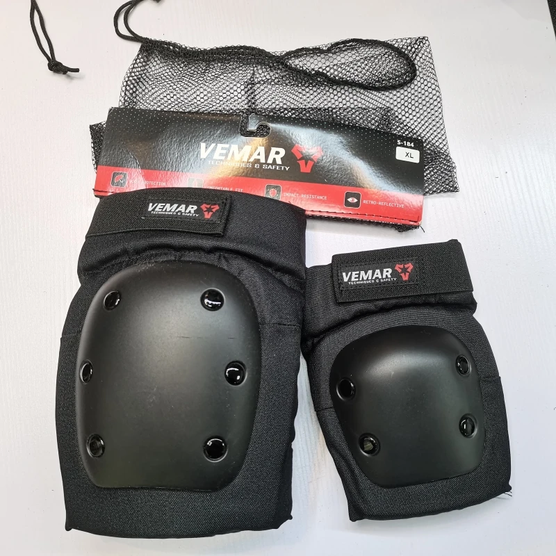 VEMAR 4Pcs/Set Men Women Riding Knee Pads Elbow Guards ,Anti-Fall Knee Protection for Roller Skating, Ice Skating, Motocross