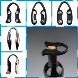 Ergonomic Design Bottle Foil Cutter Bottle Cap Paper Cutter Black/Silver Bottle Foil Remover Handheld Wine Bottle Openers