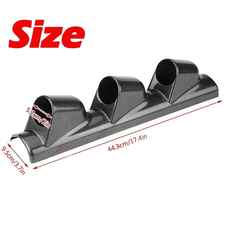 Car A-Pillar Pod Gauge Holder Mount Accessories Left Hand Drive Universal Auto 52mm 2/3 Hole Instrument Bracket Styling Trim