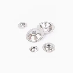 304 Stainless Steel Bowl Shaped Straw Hat Gasket Fish Eye Horn Shaped Foot Cup Washer M3M4M5M6M8M10M12