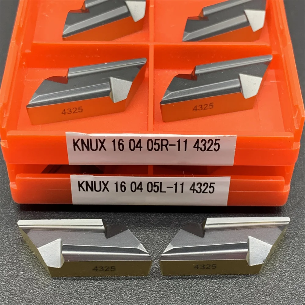 KNUX160405R-11 4325 High Quality Carbide Inserts Turning Metal lathe tool KNUX160405L-11 4325 Milling insert  KNUX160405