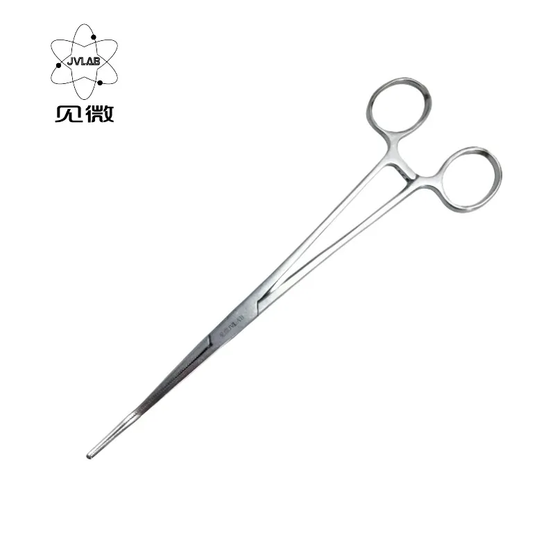 Hemostatic Forceps Curved Head 24 cm Stainless Steel Medical Pliers Surgical Forceps Laboratory Cutting Pliers Free Shipping