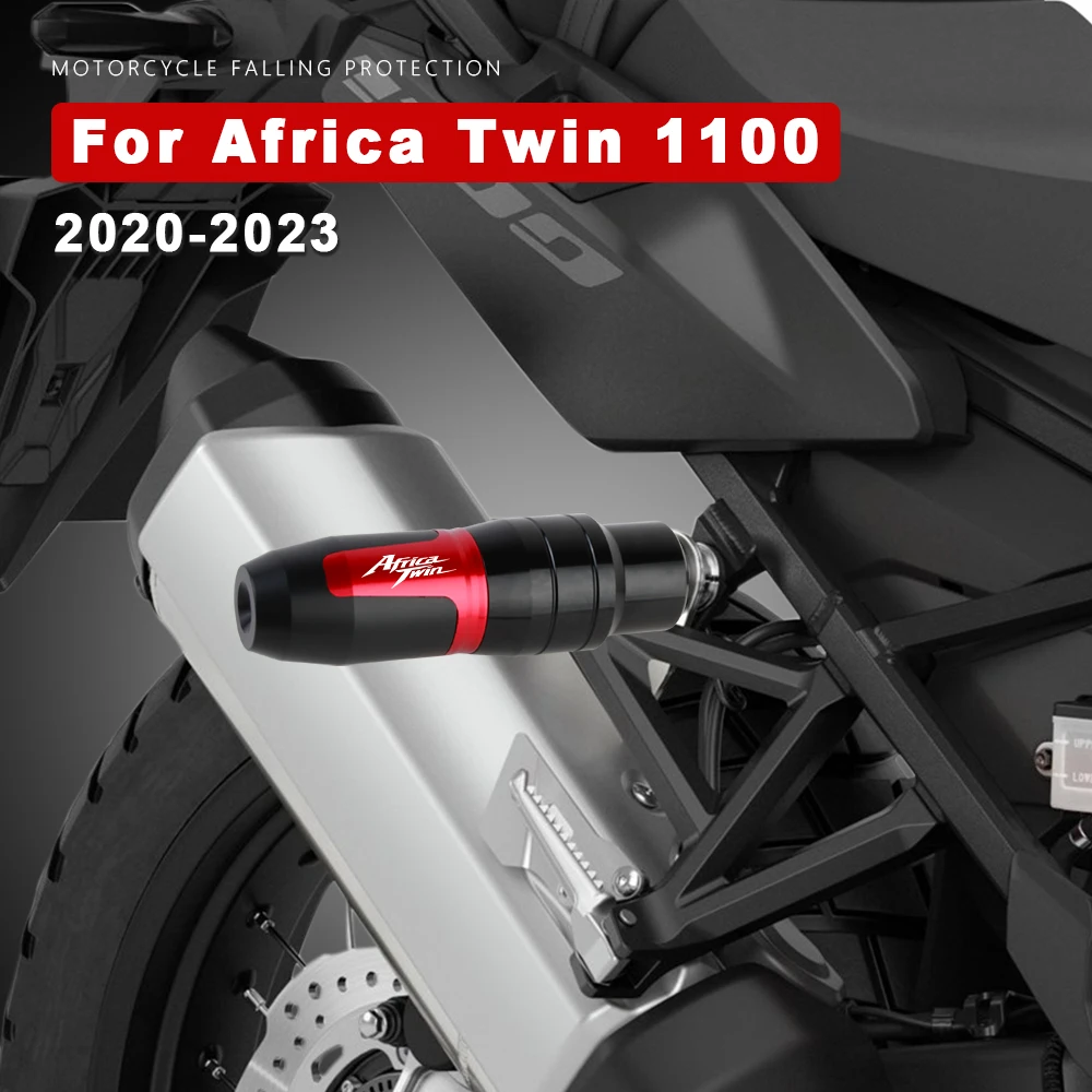 Aluminiowy suwak wydechu chroniący przed upadkiem dla Honda Africa Twin 1100 Adventure Sports CRF1100 Akcesoria 2024 2020-2023 2022