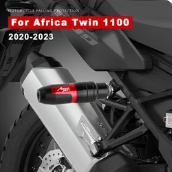 Aluminiowy suwak wydechu chroniący przed upadkiem dla Honda Africa Twin 1100 Adventure Sports CRF1100 Akcesoria 2024 2020-2023 2022