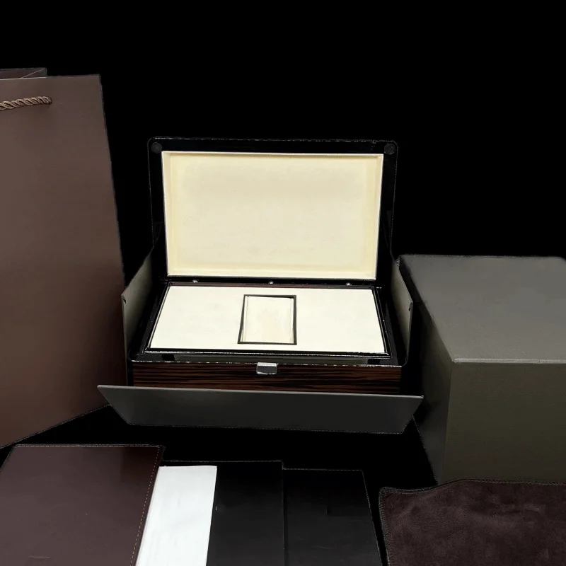 Factory Supplier Brown With  Wooden Watch Box Luxury With Papers Card Can Customization Stainless Steel 904L Waterproof  Watche