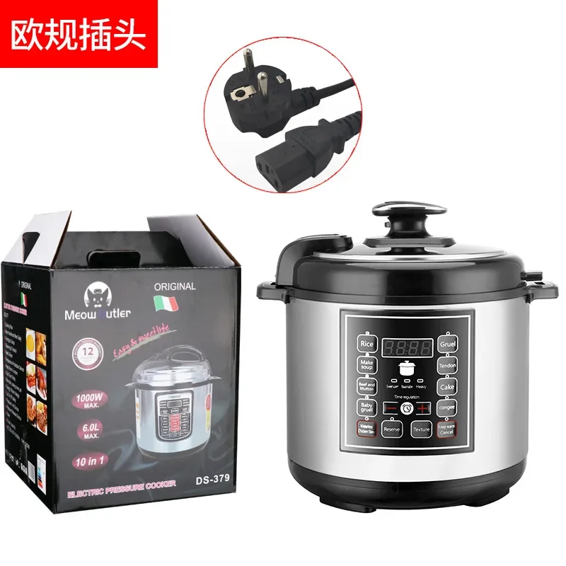 New British Rice Cooker 5-6 People Electric Pressure Cooker Household 5L Large Capacity Intelligent Reservation Instant Pot