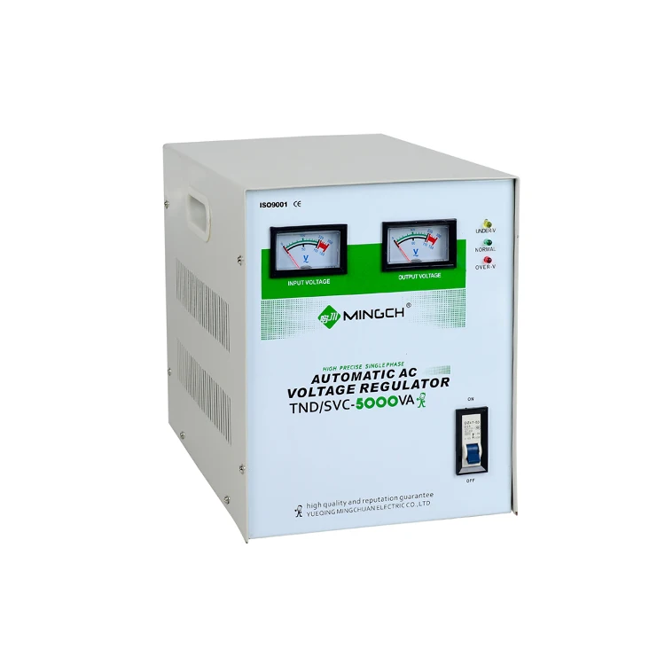 MINGCH Single Phase 5000VA AC Power Voltage Stabilizer for 240V Input Voltage