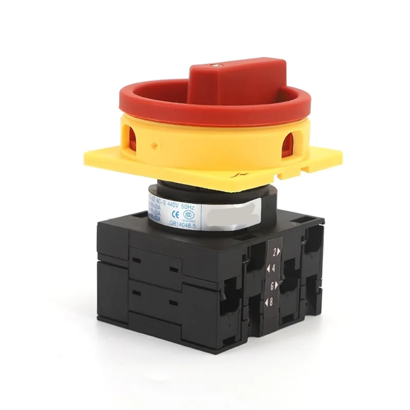 ABKJ-LW42B32-1016/LF101-C11 32A Electric Rotary Panel Mount Selector Control Changeover Cam Switch