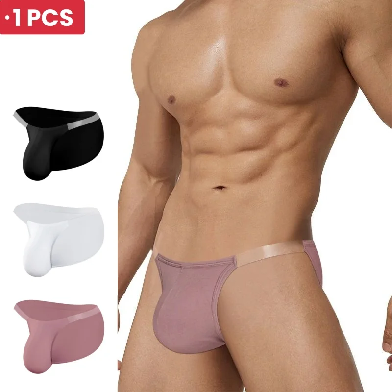 

ADANNU сексуальное мужское нижнее белье, мужские хлопковые полые треугольные трусы с низкой посадкой, трусы для геев, мужские трусы-слипы, трусы