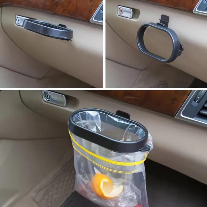 1pc Car Garbage Bag Rack Retractable Car Garbage Bin Garbage Bag Hanging Frame Storage Bin Storage Box Car Garbage Frame