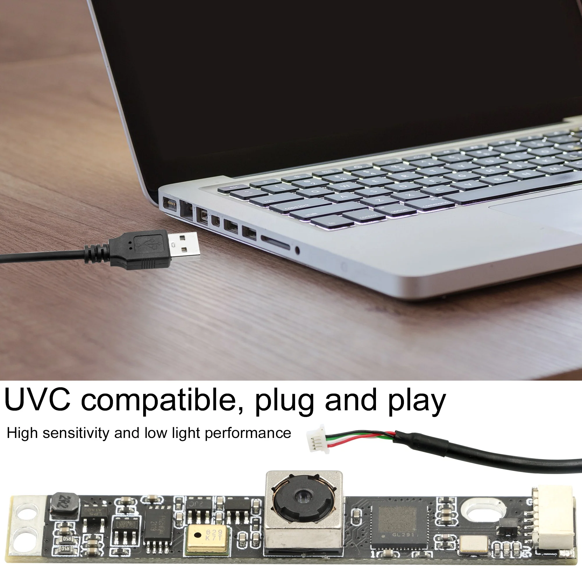 OEM IMX179 CMOS Sensor 4K Mini Camera Module 8MP 8Megapixel HD Autofocus Camera with USB Interface Embedded Industrial Modules