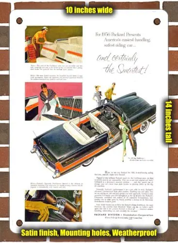 Металлический знак-1956 Packard Карибский трансформер-10x14 дюймов