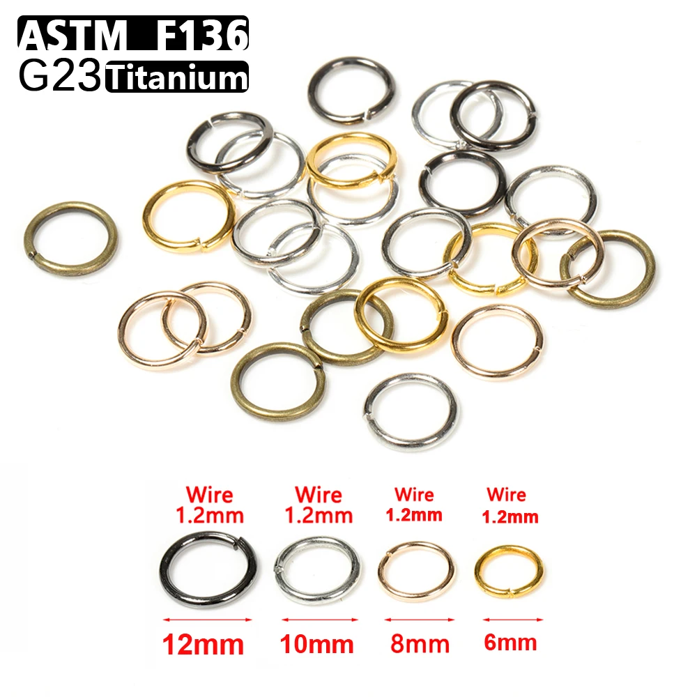 50Pc Wholesale G23 Titanium Nose Ring Circle cartilage nipple belly button hoop piercing Indian studs earrings Body Jewelry