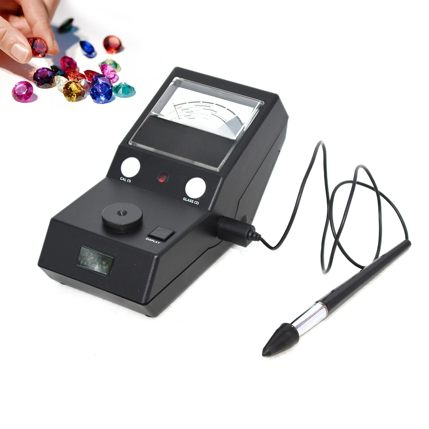 

PRESIDIUM TS-300P Electrical Multi Diamond Detector Home Colored Gemstone Duo Tester II Plastic Jewelry Testing