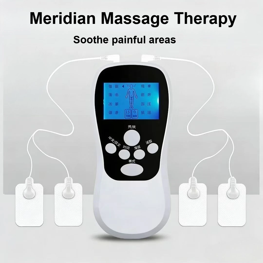 

Rechargeable Mini Pulse Massager 8 Modes 15 Intensity Home Use Meridian Neck Shoulder Back Leg Body Therapy Portable USB Smart