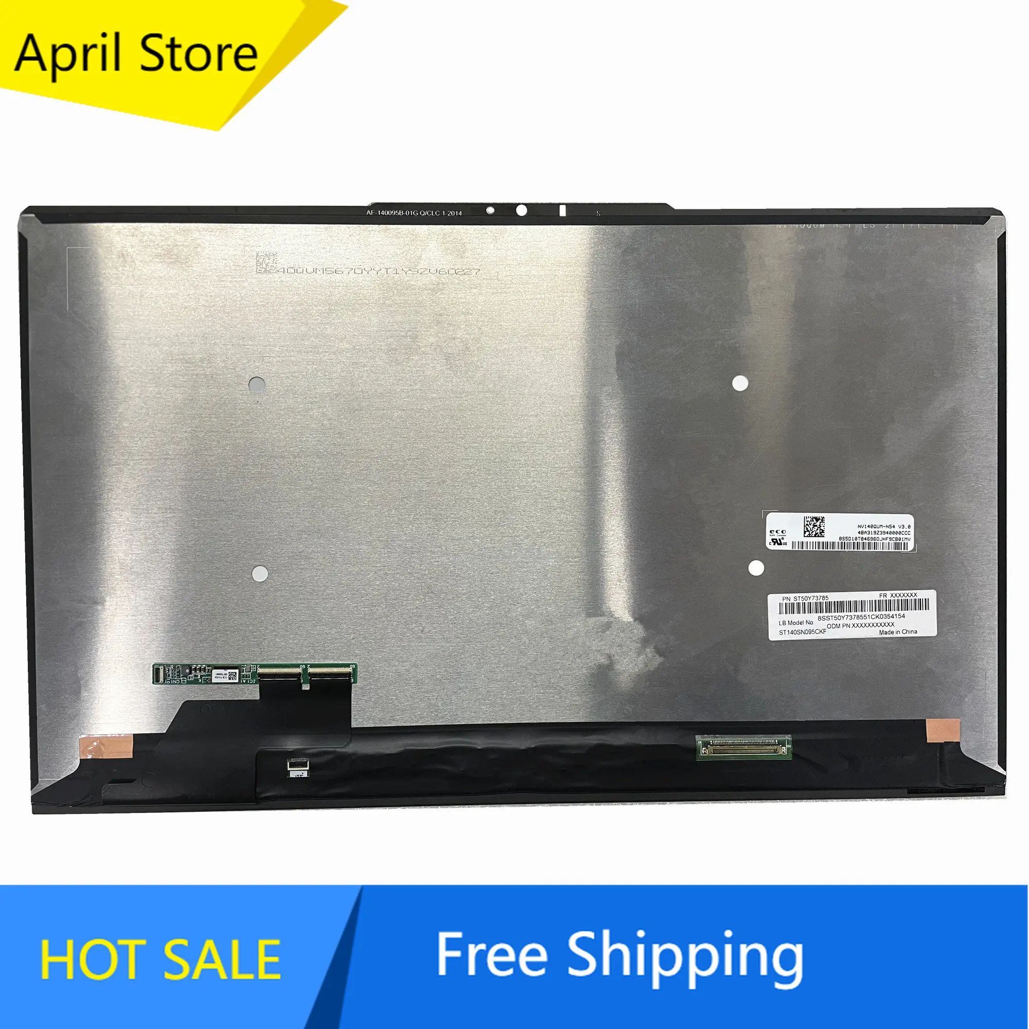 

NV140QUM-N54 14.0'' Laptop LCD Touch Screen Display Assembly For Lenovo No-frame 3840*2160