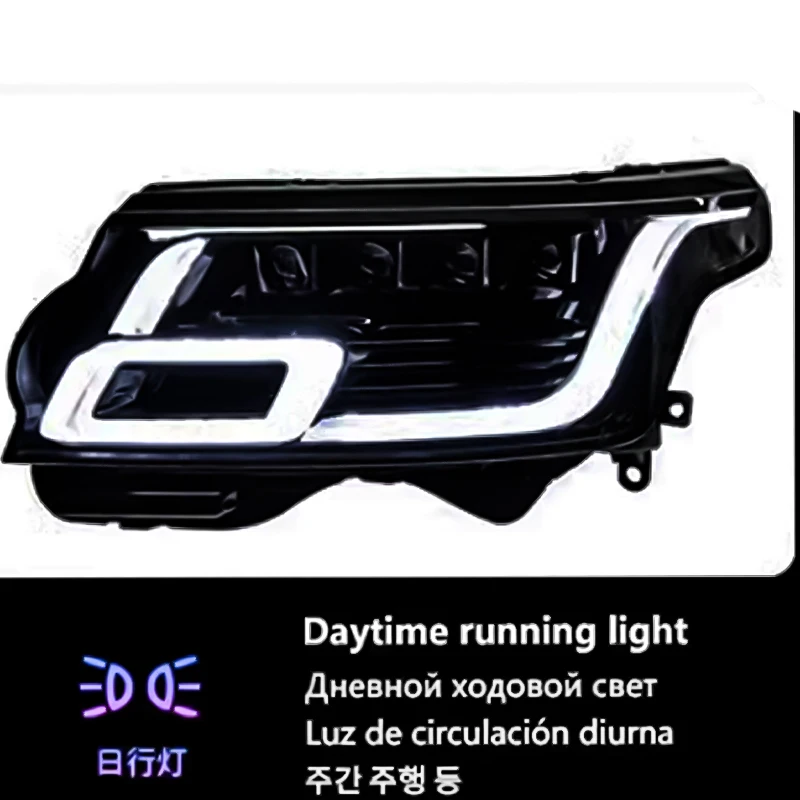 

For Land Rover Range Rover Executive 14-18 Models New Headlamp Bulb Upgrade 6500k Color Front Face Changing Bar Headlights2025