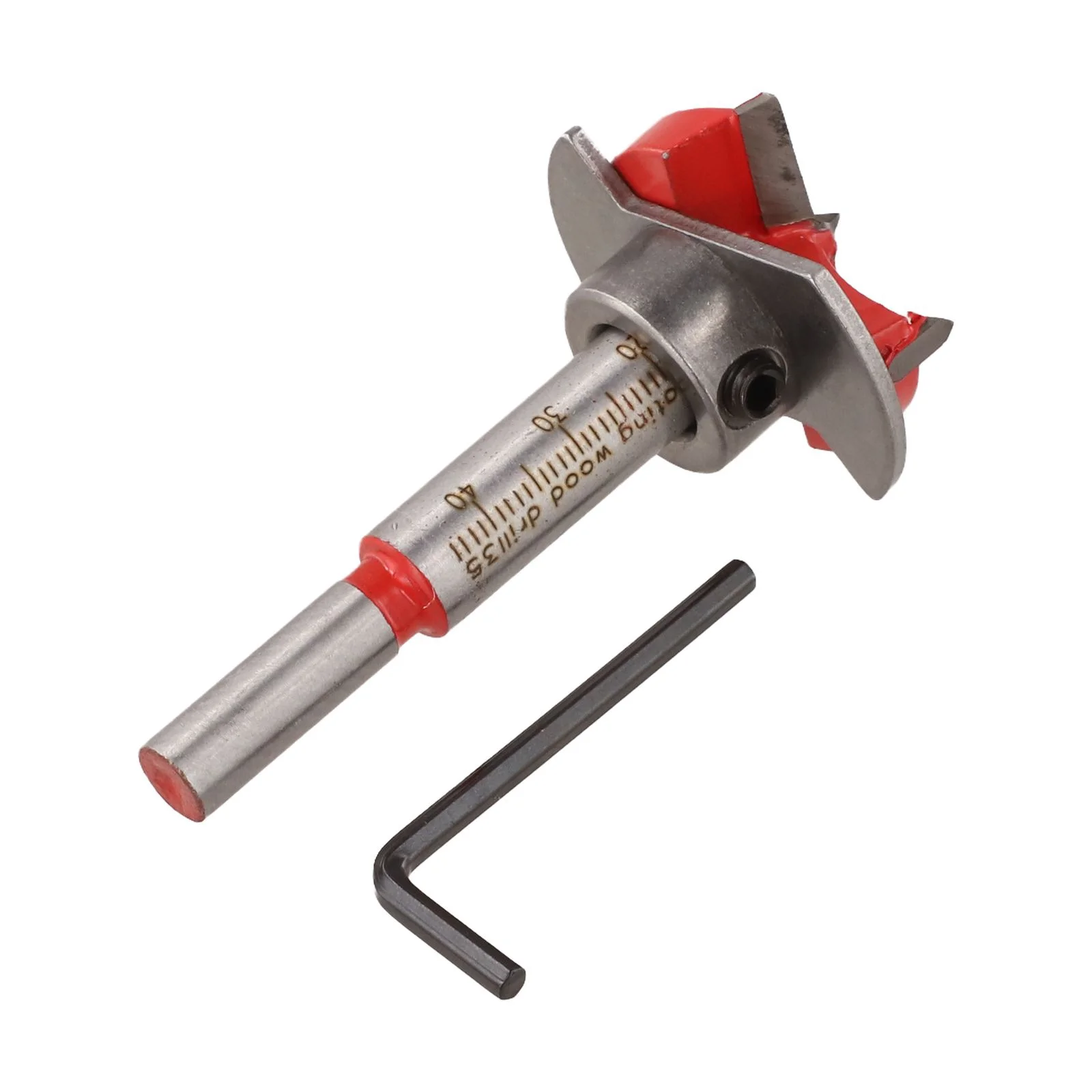 Broca Forstner ajustable de 35 mm de carburo para orificios de bisagra, broca de ala plana, perforadora de orificios de bisagra, herramientas de perforación rápida