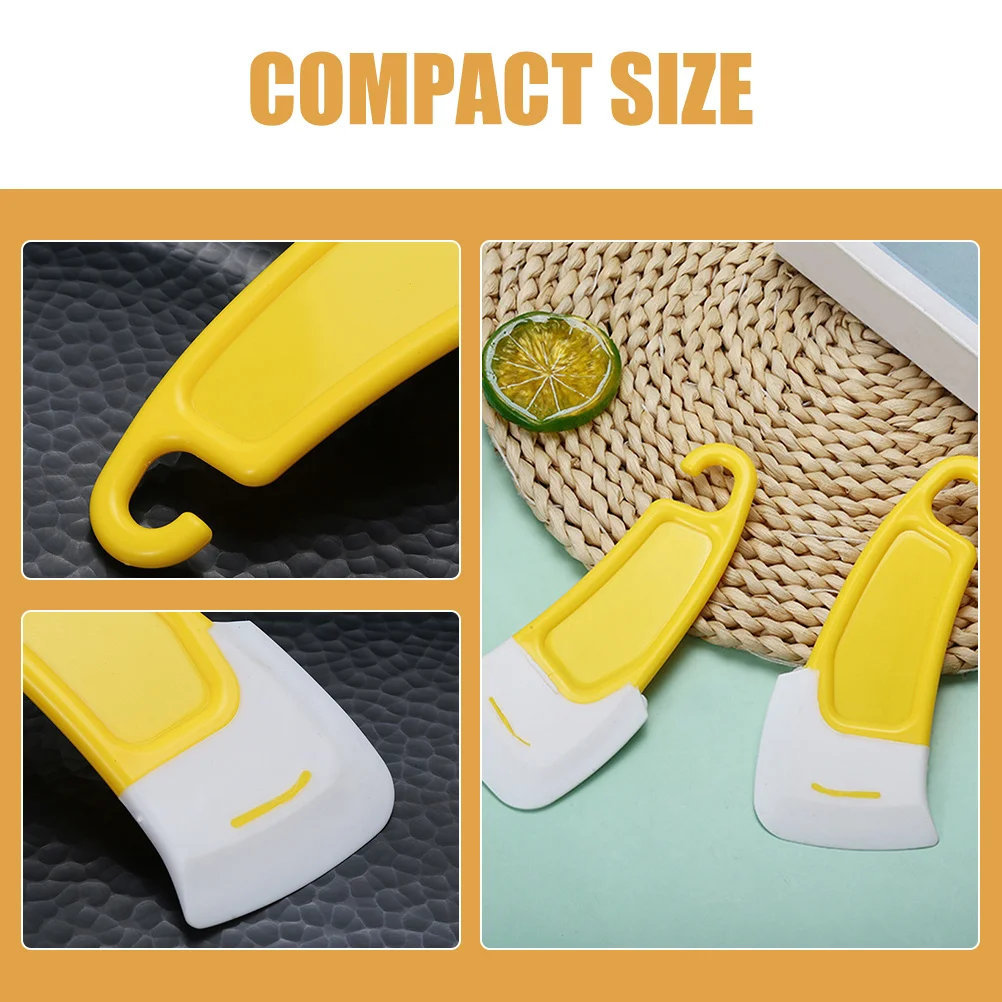 ที่ขูดทำความสะอาดก้นหม้อซิลิโคน 6 ชิ้น ปลอดภัยสำหรับครัว ไม่ติดกระทะ ใช้ขูดคราบไขมัน จัดเก็บได้กะทัดรัด