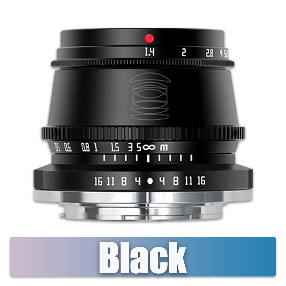 TTArtisan 35 mm f1.4、50mm f1.2、17mm f1.4 TTArtisan APS-C Frame 17mm F1.4 35mm F1.4 50mm F1.2 Portrait Lens