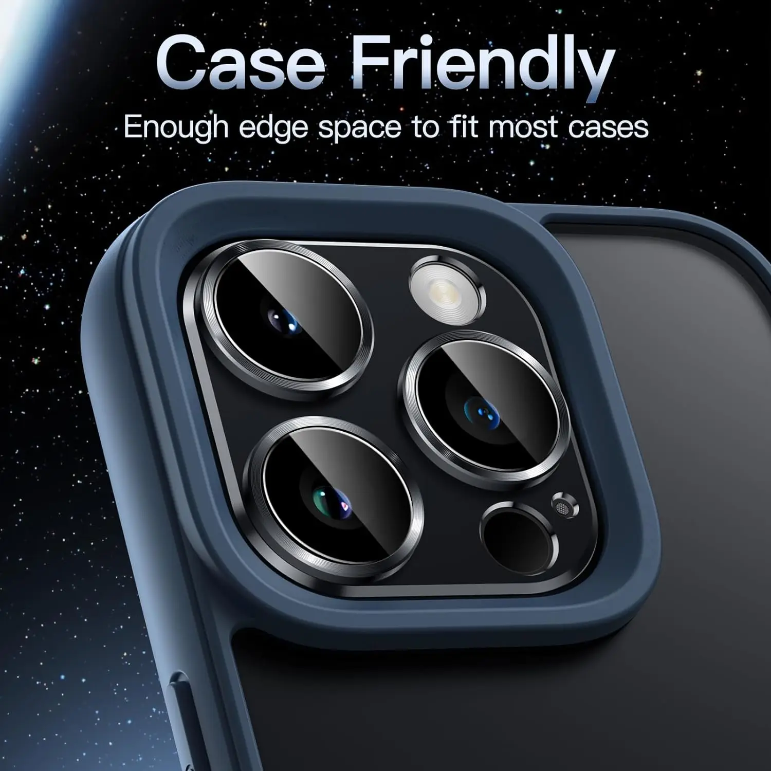 Natural Titanium Gray Camera Lens Protector Cover For iPhone 16 Pro Max 16 Plus 15 14 Pro 15 Pro Max Phone Case Accessories