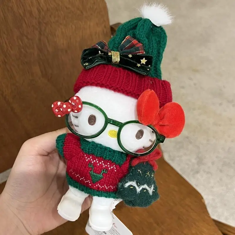 クリスマスシリーズ ハローキティ ぬいぐるみキーホルダー お祭りムード ファッションドレスアップ カップルぬいぐるみ人形 バッグ飾り ぬいぐるみおもちゃ ギフト