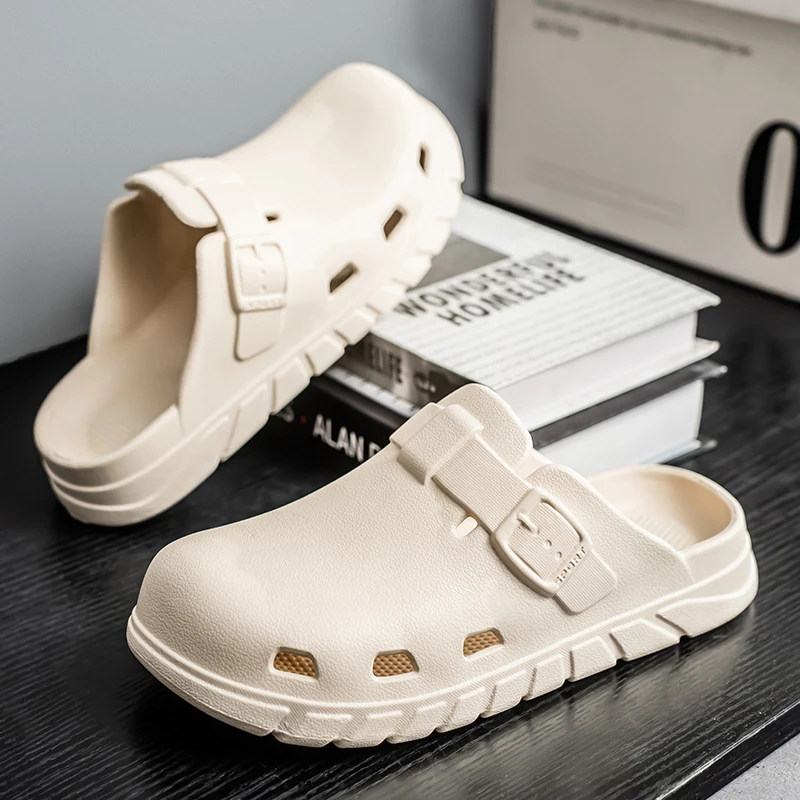 

Модные легкие мужские сандалии, летние мужские пляжные туфли из ЭВА, дышащая мягкая мужская обувь для воды, удобные повседневные прогулочные кроссовки