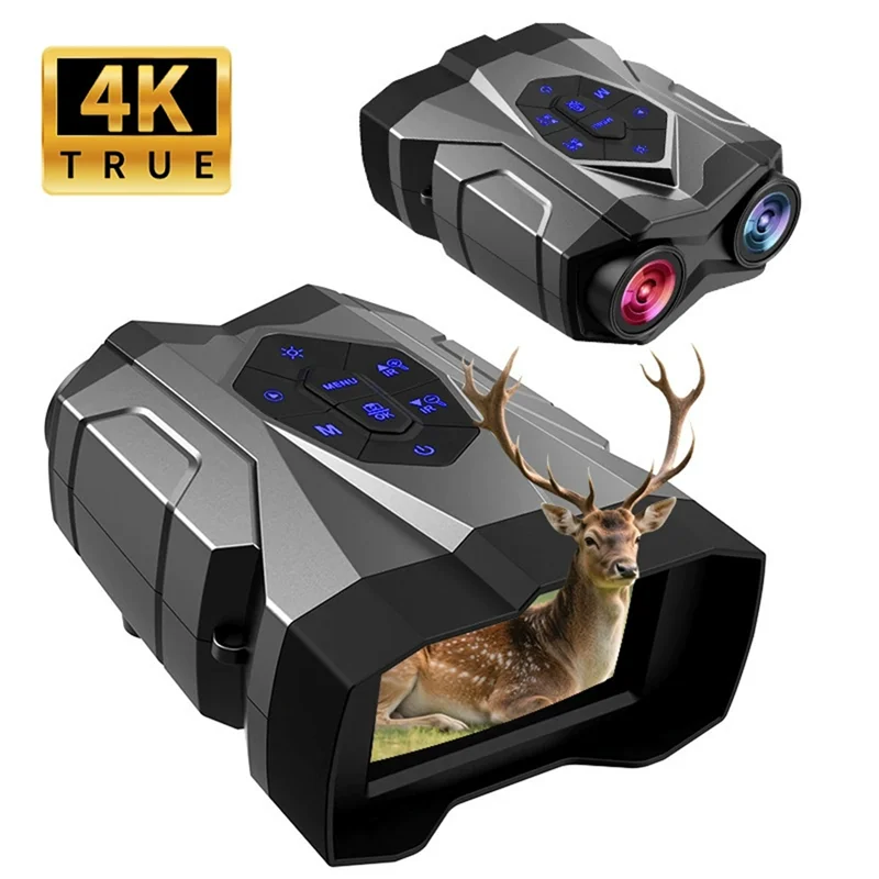B44C For Outdoor Camping And Travel 4K Night Vision Goggles 16X Digital Zoom Monocular Infrared Bird Watching Camera