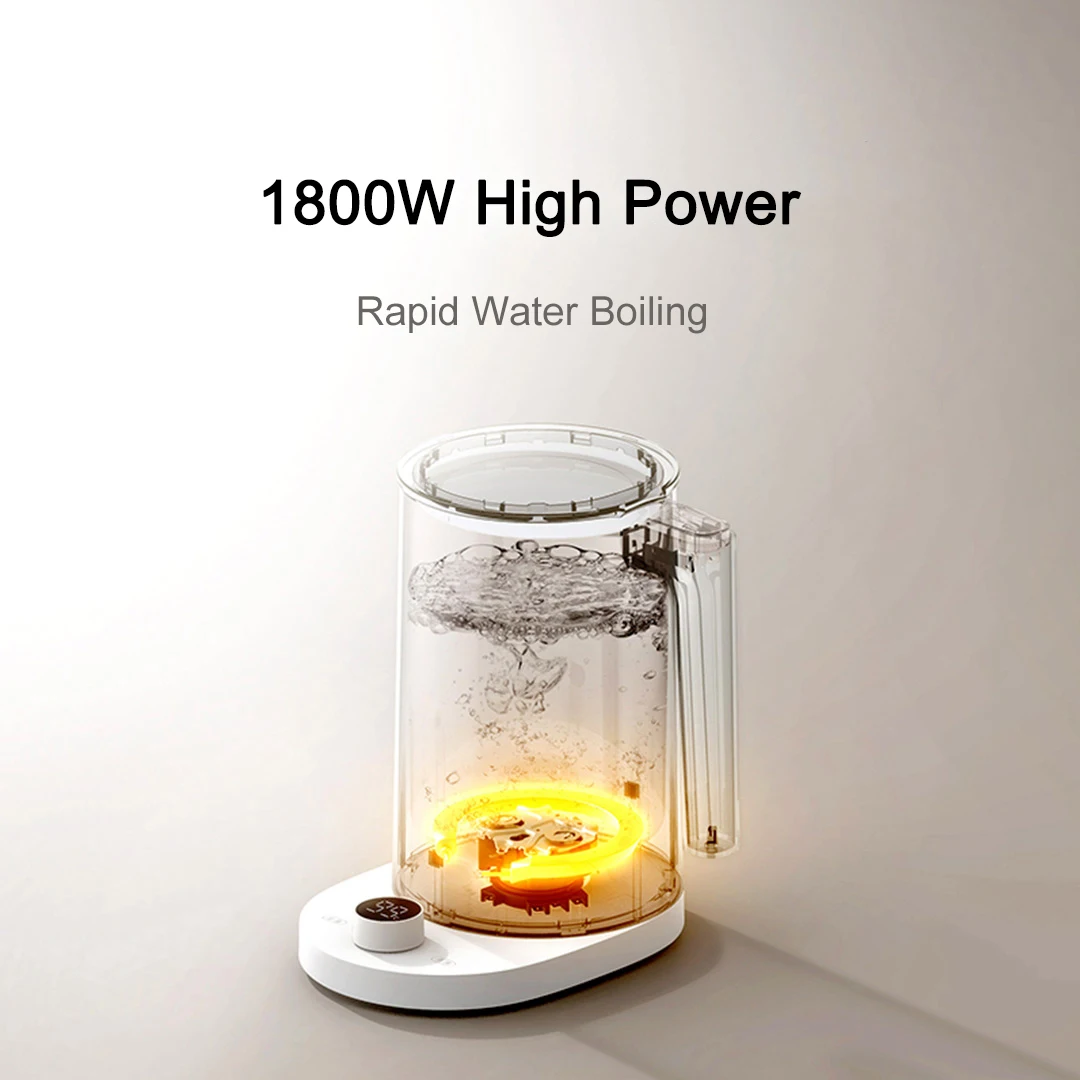 Xiaomi Mijia Thermostatic Electric Kettle 2 Pro Intelligent LED Screen Display Stepless Temperature Adjustable 1800W High Power